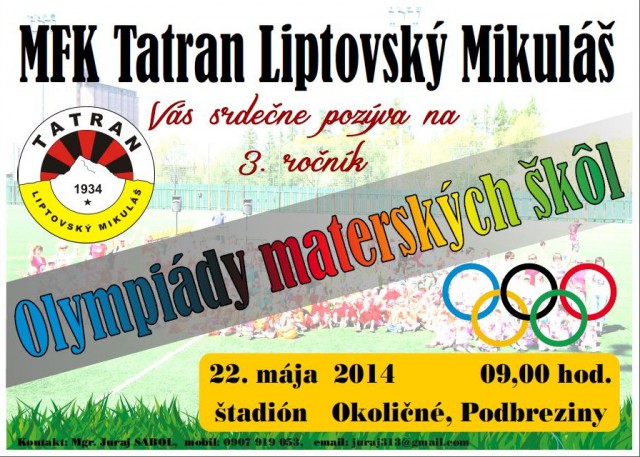 Olympiáda materských škôl