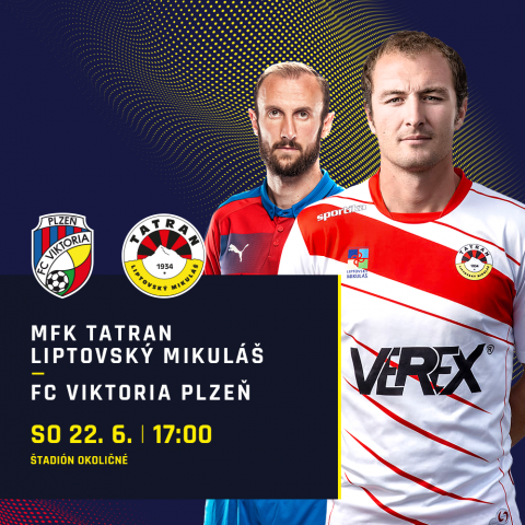 Program MFK Tatran Liptovský Mikuláš - FC Viktoria Plzeň